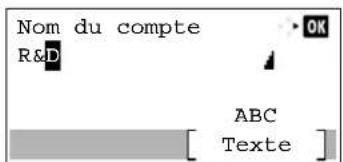Nom du compte R&D ABC [ Texte ]