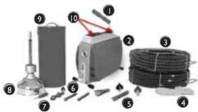 MSW POWER DRAIN CLEAN 4.6E - Positioning the machine - 3