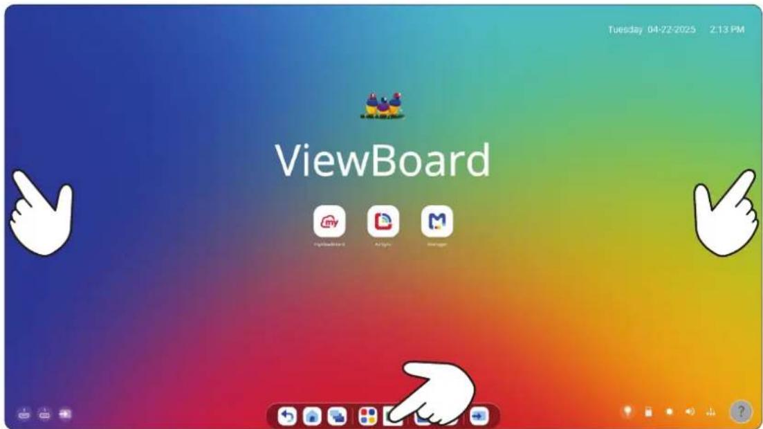 VIEWSONIC ViewBoard IFP5551 - Toolbar - 1