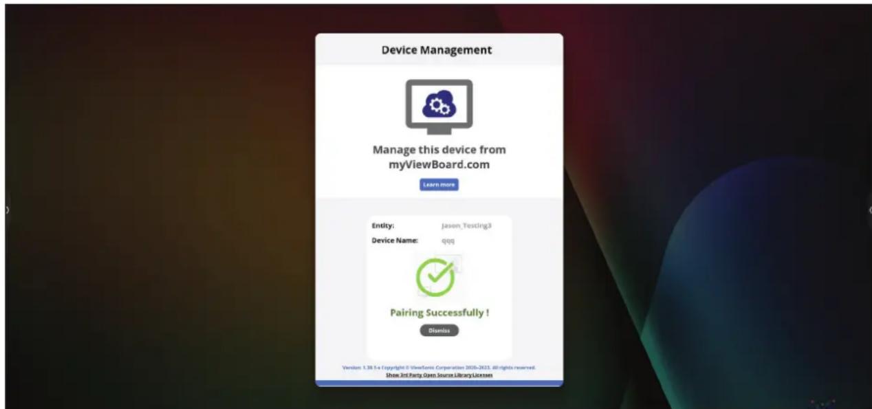 VIEWSONIC ViewBoard IFP8634 - myBoardManager - 1