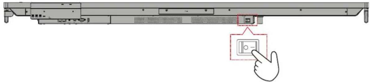 VIEWSONIC ViewBoard IFP8634 - 開啟/關閉ViewBoard - 1