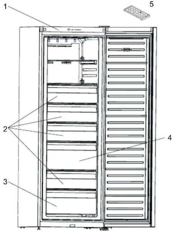 CONTINENTAL EDISON CECUF406NFIXD - DESCRIPTION OF THE APPLIANCE - 1