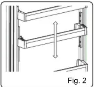 CONTINENTAL EDISON CEFC428NFIXD - Adjustable Door Shelf (In some models) - 2