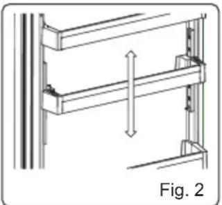 CONTINENTAL EDISON CEFC268STBD - Adjustable Door Shelf (In some models) - 2