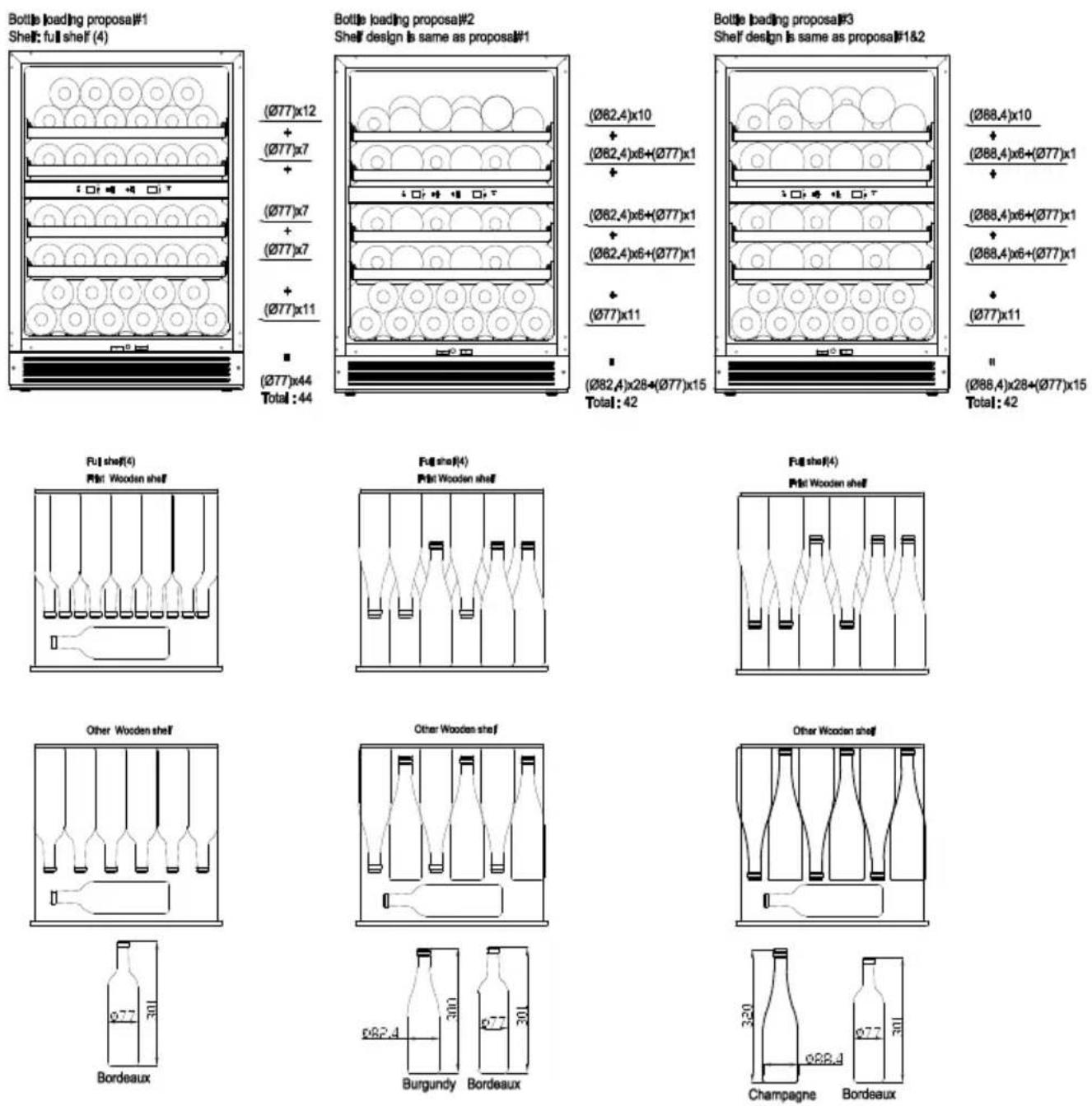WHIRLPOOL WHWBU60D2B - Schema di stoccaggio - 1