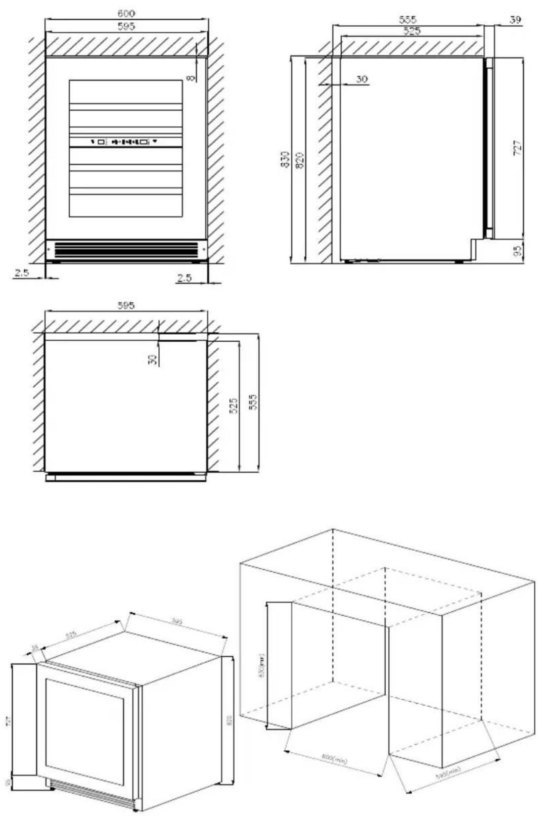 WHIRLPOOL WHWBU60D2B - Diagram shranjevanja - 2
