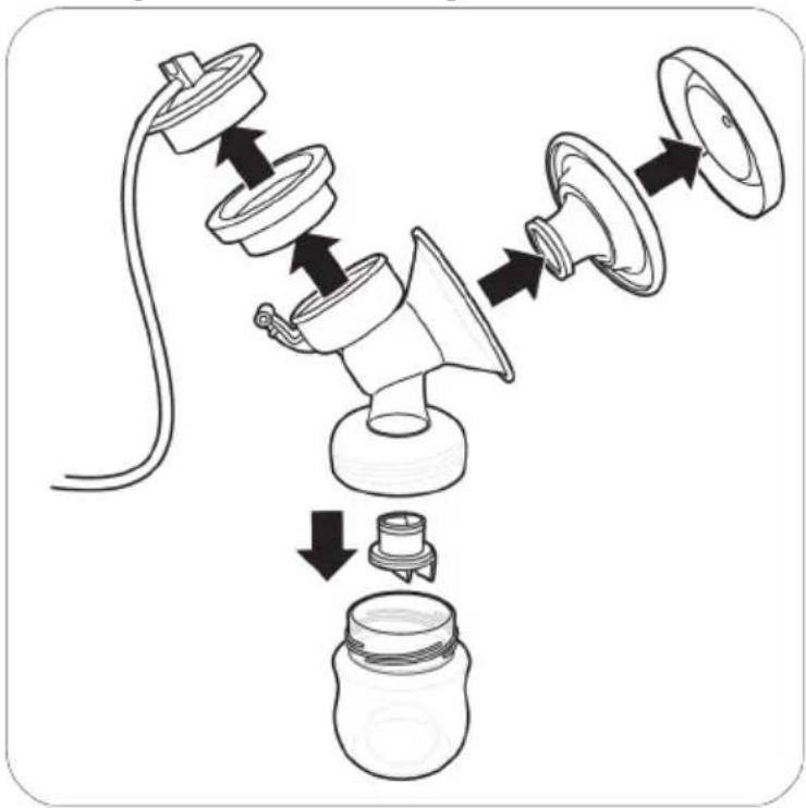 PHILIPS Avent SCD330 - Чекор 1: Расклопување - 1