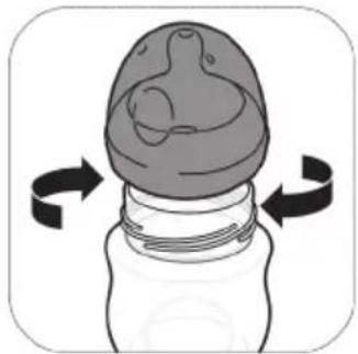 PHILIPS Avent SCD330 - Die Flasche zusammensetzen - 4
