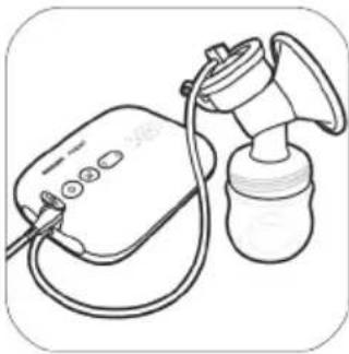 PHILIPS Avent SCD330 - Склопување на пумпата за измолзување - 11