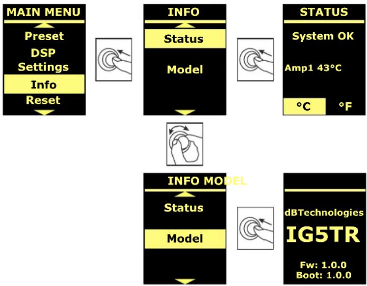 DB Technologies Ingenia IG5T - MENU DSP - 3