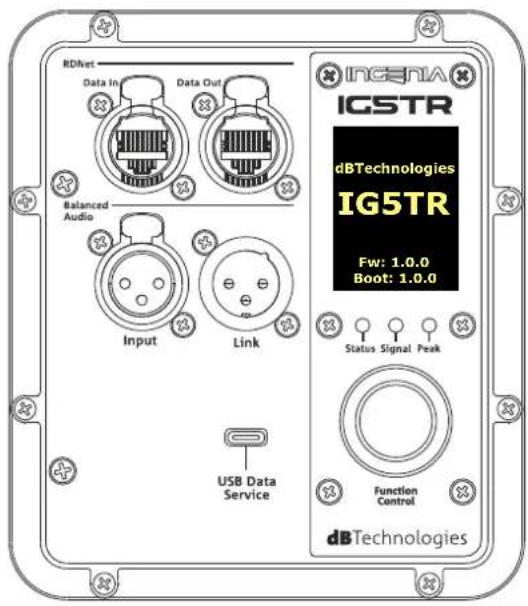 DB Technologies Ingenia IG5T - ACCESSING THE MENUS - 1