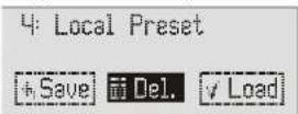 DB Technologies AC26N - BESCHREIBUNG DES MENÜFENSTERS "Preset" - 2