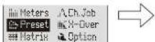 DB Technologies AC26N - DESCRIZIONE FINESTRA MENU' "Preset" - 1
