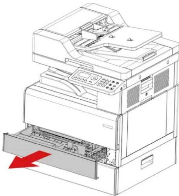 PANTUM BM320ADN - Papier coincide dans le bac à papier optionnel - 4