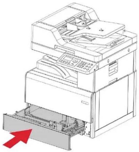 PANTUM BM320ADN - Remetre le plateau en place - 2