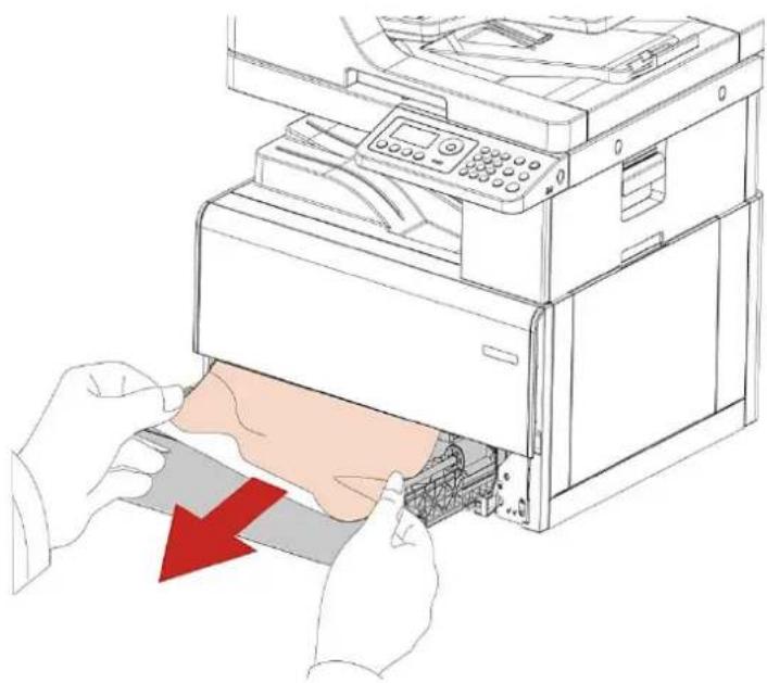 PANTUM BM230ADN - Bourrage papier dans le bac automatique - 2