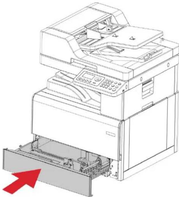 PANTUM BM230ADN - Bourrage papier dans le bac automatique - 3