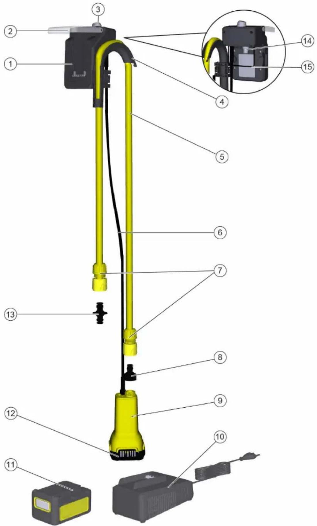 Kärcher BP 2.000-18 Barrel - 1