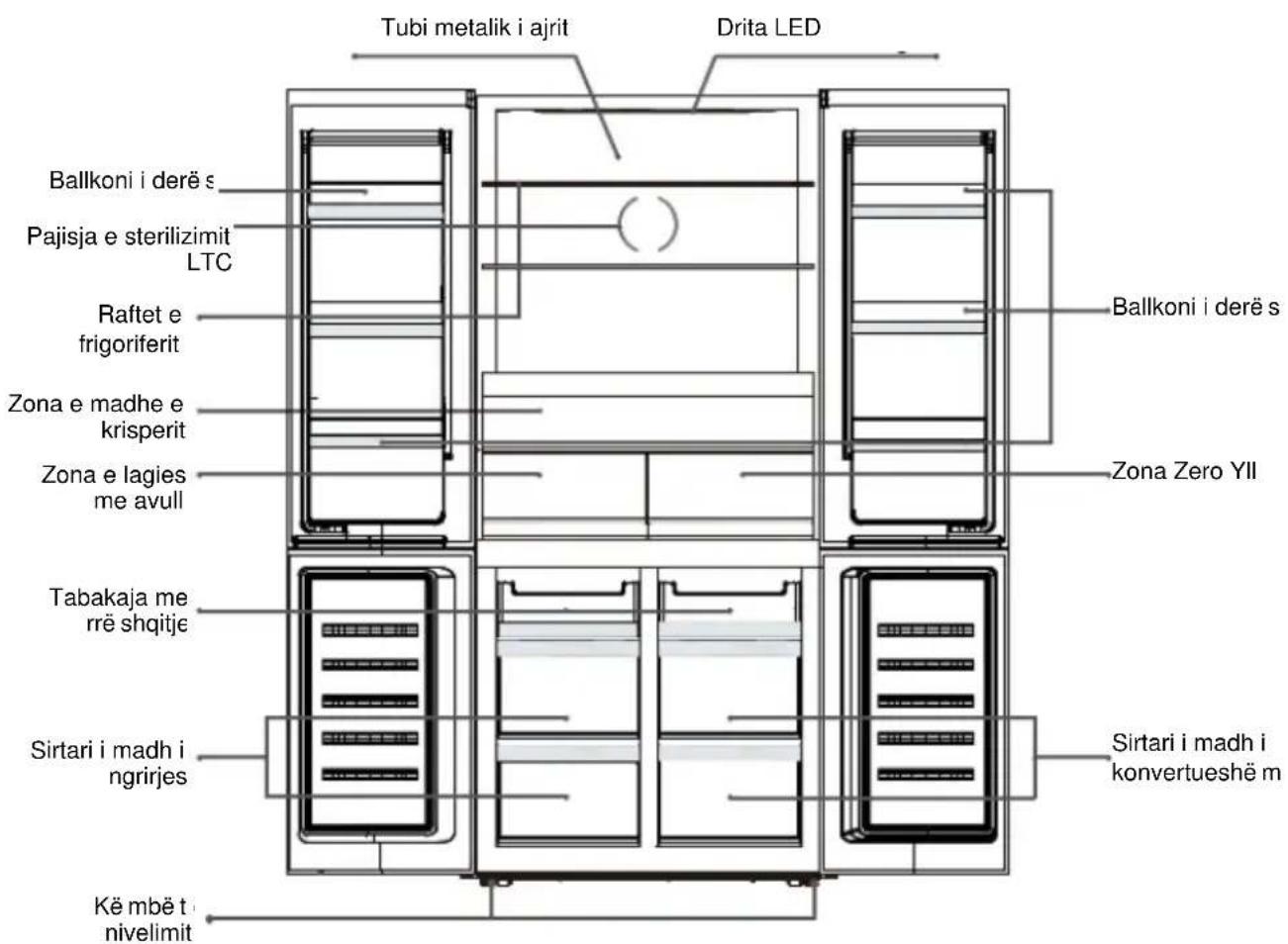 BEKO GNO52223MXPN - Hedhja e pajisjes - 2