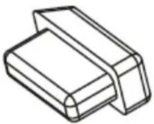 BEKO GNO52223MXPN - Rubberen blokken - 1