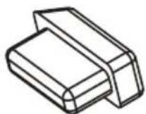 BEKO GNO52223MXPN - Rubber blocks - 1