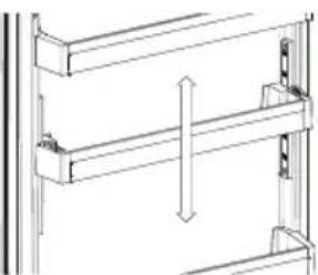 SHARP SJ-BA09RMXWC-EU - Adapti-Lift-Türablage (Bei einigen Modellen) - 2
