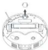Xiaomi Robot Vacuum X20 Max - Cleaning the Caster Wheel - 2
