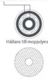 Xiaomi Robot Vacuum X20 Max - Handtag for engangspase Moppdynans fästomräde - 2