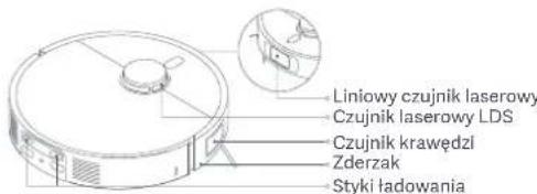 Xiaomi Robot Vacuum X20 Max - Czyszczenie czujników i stykolow odawania - 1