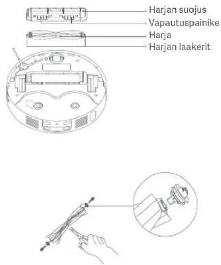 Xiaomi Robot Vacuum X20 Max - Antureiden ja latausliitinten puhdistaminen - 3