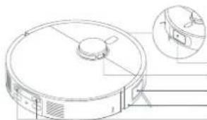 Xiaomi Robot Vacuum X20 Max - OuNTKa DaTnKOB 3apAHyX KOHTaKTOB - 1
