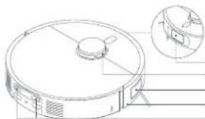 Xiaomi Robot Vacuum X20 Max - Membersihkan Sensor dan Kontak Pengisian Daya - 1