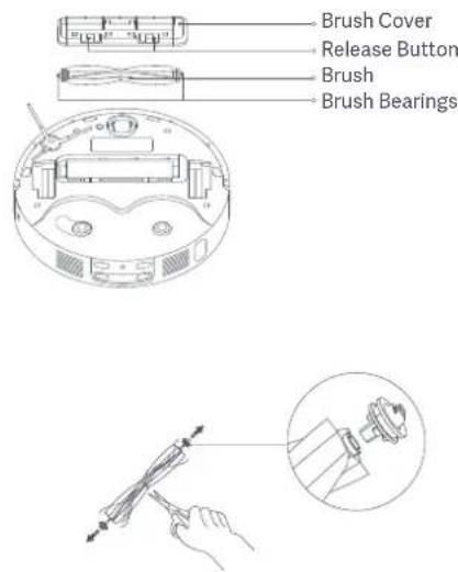 Xiaomi Robot Vacuum X20 Max - Cleaning Sensors and Charging Contacts - 3
