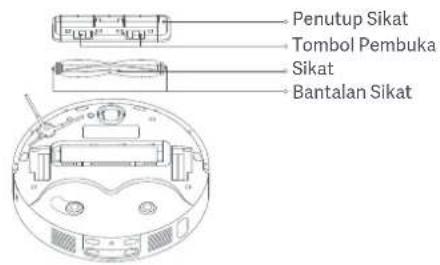 Xiaomi Robot Vacuum X20 Max - Membersihkan Sensor dan Kontak Pengisian Daya - 3