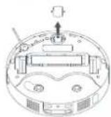 Xiaomi Robot Vacuum X20 Max - Het zwenkwiel reinigen - 2