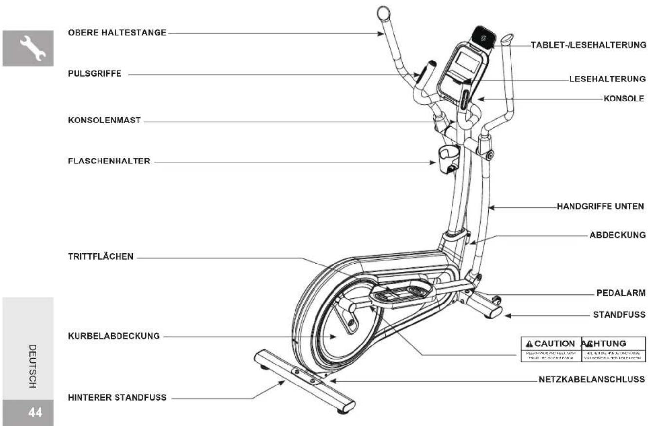 Horizon Fitness Milos 3.0 - UMSTELLEN DES ELLIPTICAL TRAINERS - 2