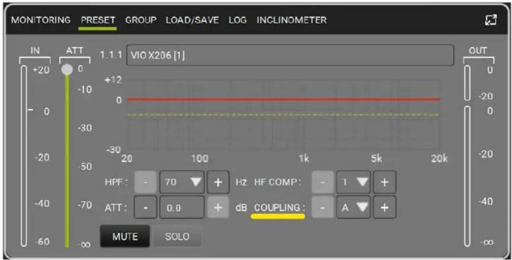 DB Technologies VIO X206 - PARAMETRI DSP PRESET E CONTROLLO REMOTO - 1