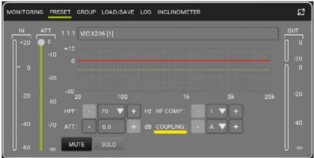 DB Technologies VIO X206 - PARÁMETROS DSP PRESET Y CONTROL REMOTO - 1