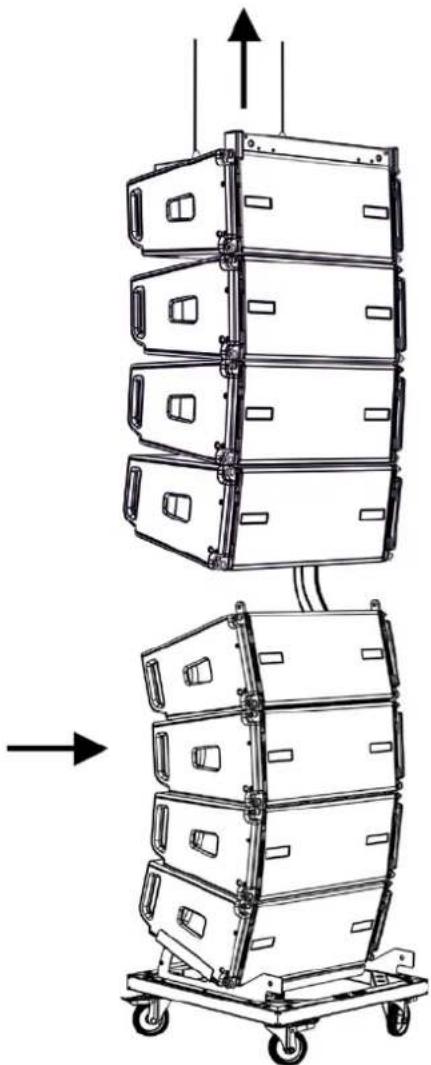 DB Technologies VIO L208 - INSTALLAZIONE FLOWN (ESEMPIO DI 1 ARRAY CON 8 MODULI) - 4