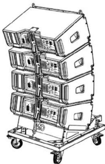 DB Technologies VIO L208 - FLOWN INSTALLATION (EXAMPLE OF 1 ARRAY WITH 8 MODULES) - 3