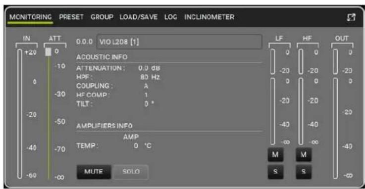 DB Technologies VIO L208 - DSP PRESET PARAMETERS AND REMOTE CONTROL - 3