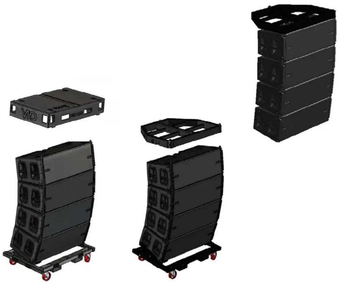 DB Technologies VIO L212 - LINE-ARRAY ASSEMBLY AND WIRING - 1