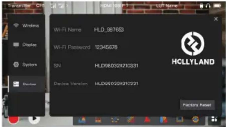 Hollyland Mars M1 Enhanced - Device Information - 1