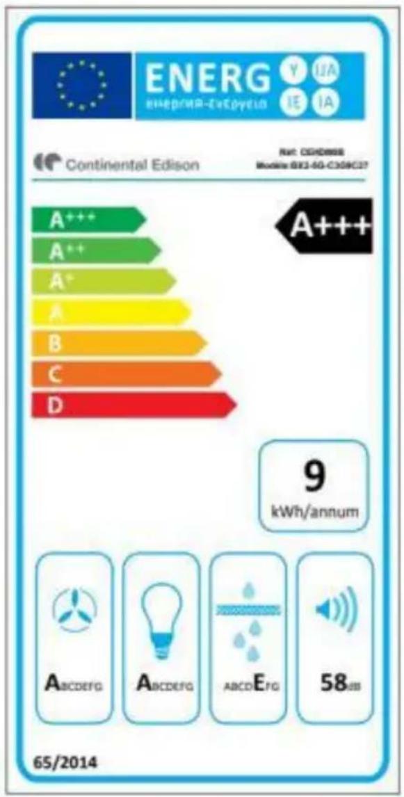 CONTINENTAL EDISON CEHDI60B - Digital display - 2
