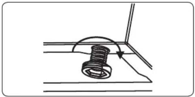 CONTINENTAL EDISON CECDF6060IBD - REGOLAZIONE DEI PIEDINI - 1