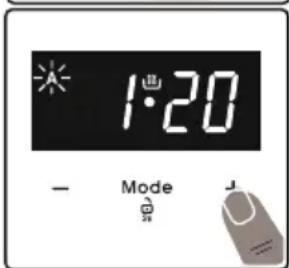 CONTINENTAL EDISON CECDF6060IBD - Ajuste do tempo do aviso sonoro - 5
