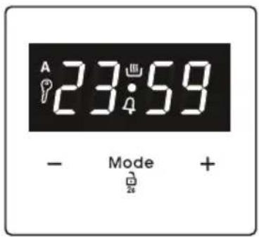A 23:59 - Mode +