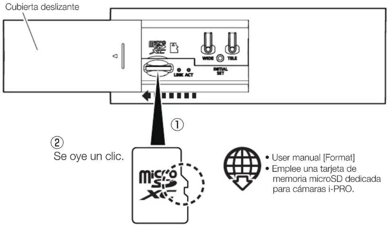 i-PRO WV-U11350-V3 - Si es necesario, inserte una tarjeta de memoria microSD - 1