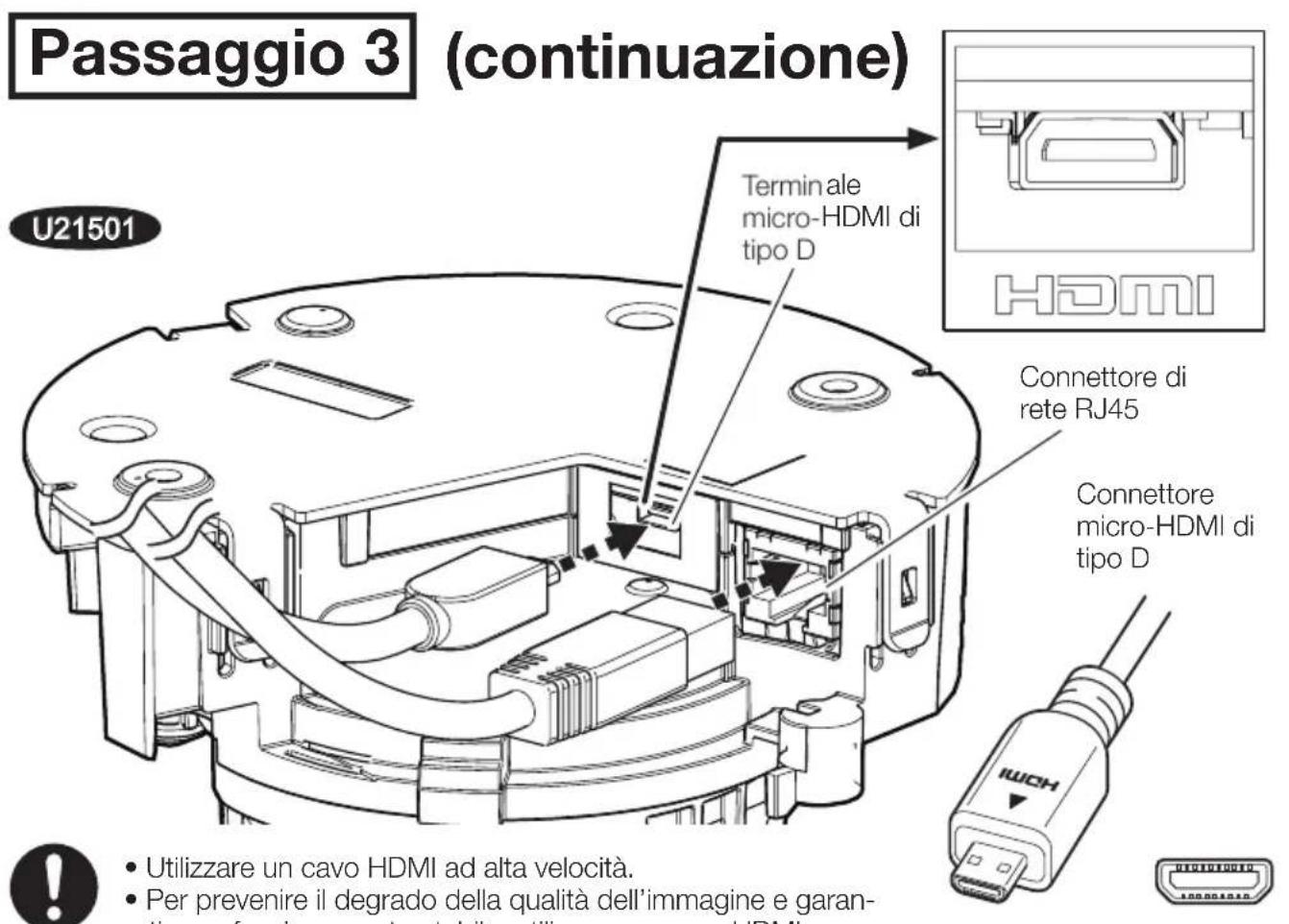 i-PRO WV-U21350-V3L - Passaggio 3 - 6