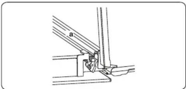 SHARP K-71P28INM-EU - Extracción de la puerta del horno - 2